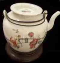 porcelain teapot